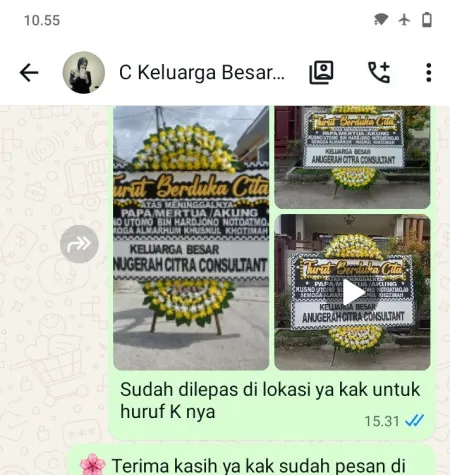 Pengiriman Papan Bunga Duka Pajajaran